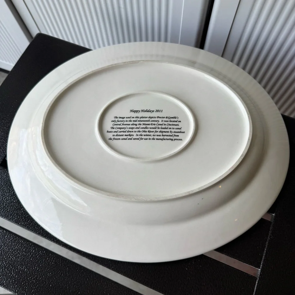 Vintage 2011 Procter & Gamble Holiday Serving Platter – Rare Employee Gift